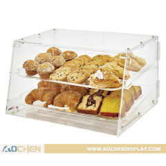 2 Tier Acrylic Bakery Display Case