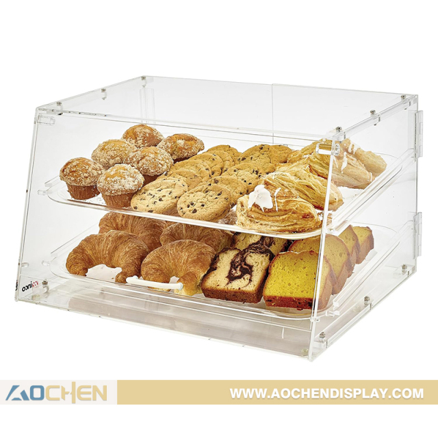 2 Tier Acrylic Bakery Display Case