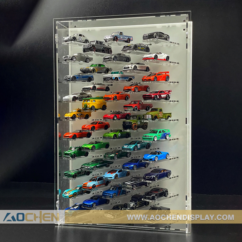 Acrylic 1/64 Diecast Display Case for Hot Wheels Matchbox Cars