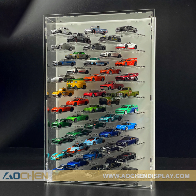 Acrylic 1/64 Diecast Display Case for Hot Wheels Matchbox Cars