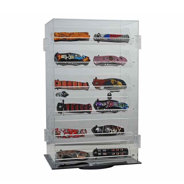 Acrylic Knife Display Case with Lock,Acrylic Knife Display Case with Lock - Custom Acrylic Display Case