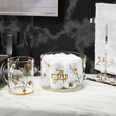 Judaica Towel Holder for Shabbat