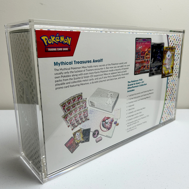 pokemon cards diamond and pearl booster box Acrylic Pokémon Booster Box Protector – Sliding Lid main image 0