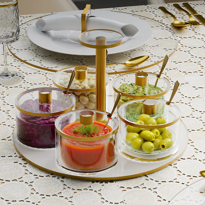 acrylic dip dish set
