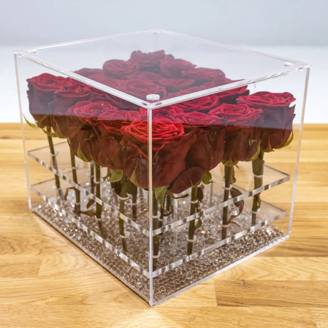 acrylic flower box