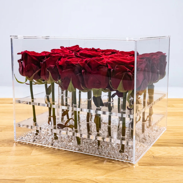 acrylic flower box