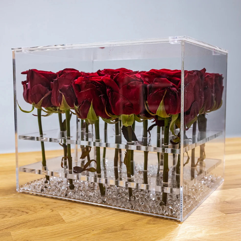 acrylic flower box