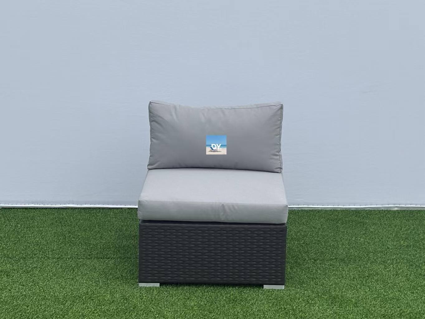 Relax Corner · Iron & Rattan Sectional Sofa