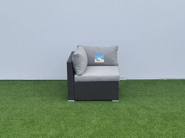 Relax Corner · Iron & Rattan Sectional Sofa