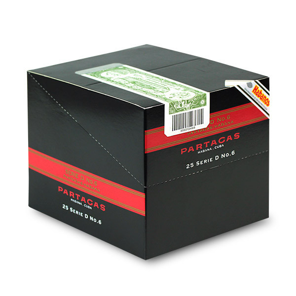 Partagás 帕特加斯 Serie D No. 6 C/P D 6号纸盒