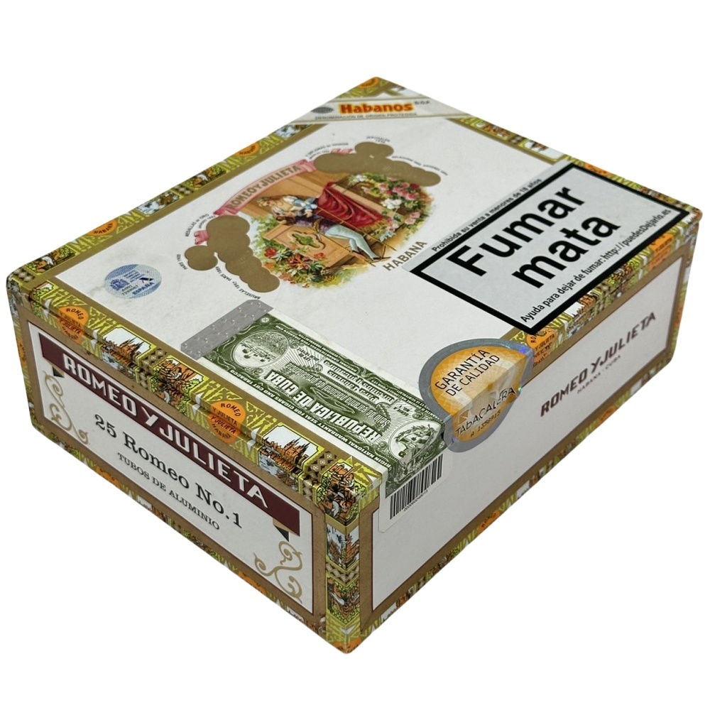 ROMEO Y JULIETA No.1 25s 罗密欧与朱丽叶 一号铝管 25支/盒