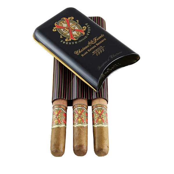 Arturo Fuente Fuente Fuente Opus X Reserva D Chateau Tin 3s  阿图罗·富恩特窖藏庄园 铁盒 3支/盒