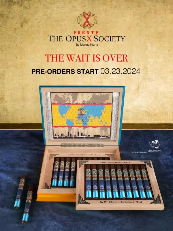 Arturo Fuente Fuente OpusX La Edición de la Sociedad 20s 阿图罗·富恩特 巨著X协会 20支/盒