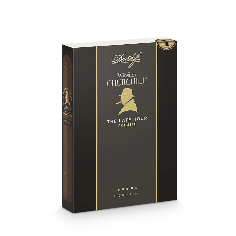 Davidoff Winston Churchill The Late Hour Robusto 大卫杜夫 温斯顿丘吉尔 至暗时刻 罗布图（4支*5盒）