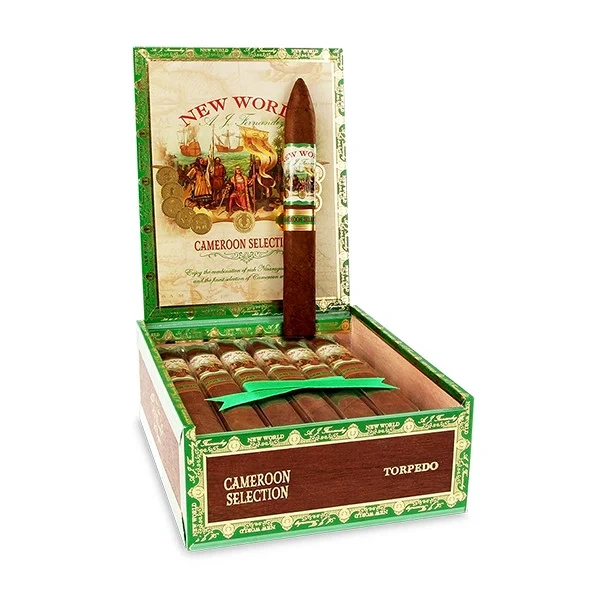 AJ Fernandez AJ费尔南德斯 New World Cameroon Torpedo 新世界喀麦隆魚雷 20支/盒