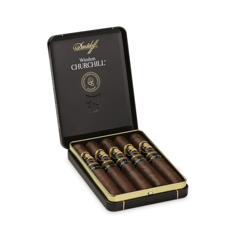 Davidoff  Winston Churchill The Late Hour Petit Panetela 大卫杜夫温斯頓‧丘吉尔 暗夜 小宾利