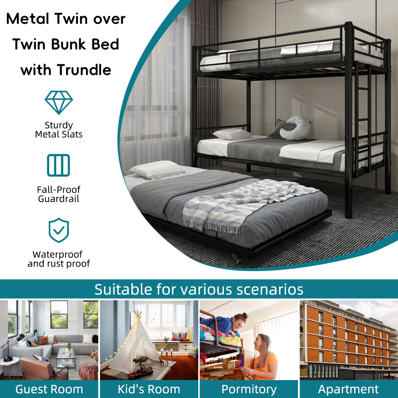 Meta Twin over Twin Bunk Bed