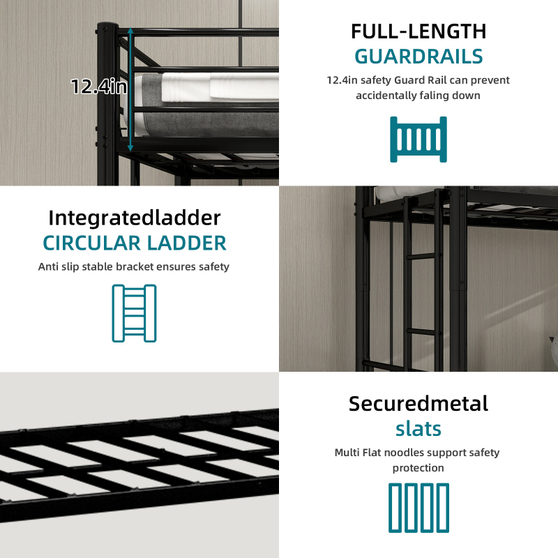 Meta Twin over Twin Bunk Bed