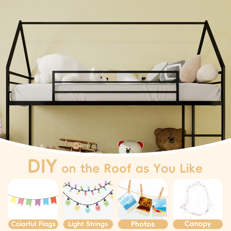 Metal Twin over Twin Bunk Bed