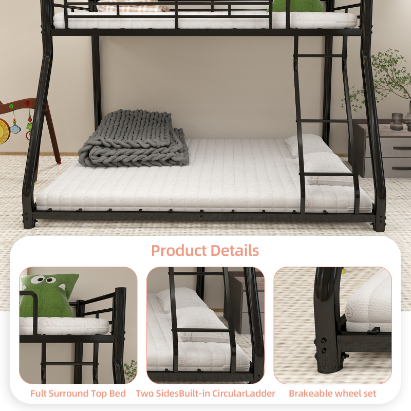 Heavy Duty Metal Bunk Bed Frame