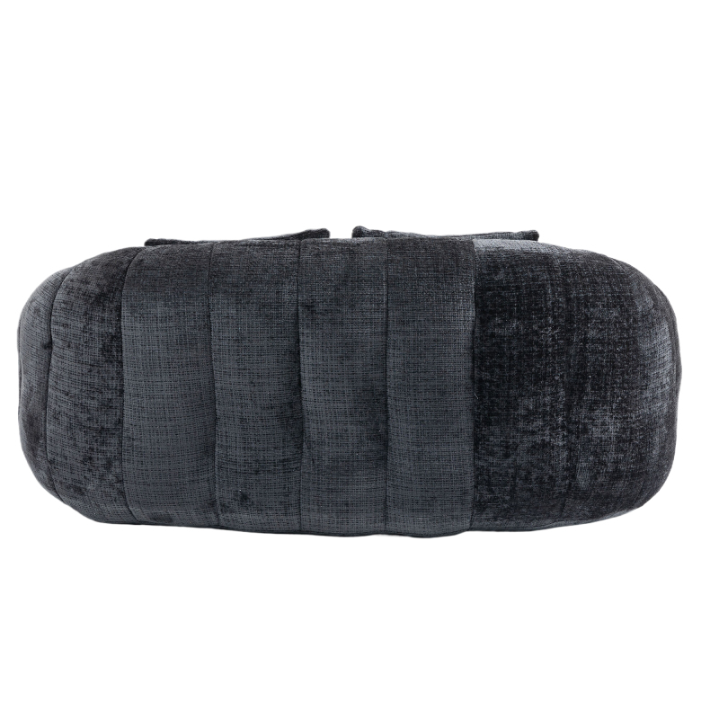 Bean Bag sofa Lazy Sofa Durable Comfort Lounger High Back Bean Bag Chair Couch for Adults and Kids, Indoor & Outdoor, Accent Floor Soft Lounge Chair  (Black chenille)