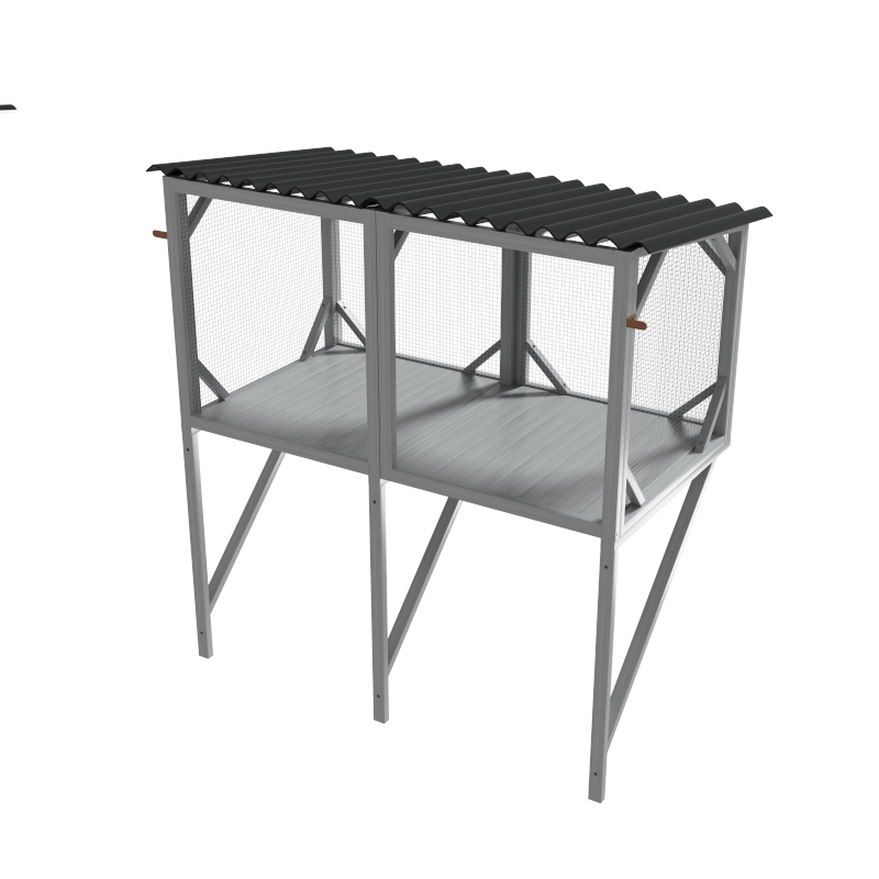 Cat Catio, Cat Window Perch for Large Indoor Cats - for Sunbathing, Napping & Overlooking, Wooden Cat Window Hammock for Safely Enjoying The Outdoor Sights Scents and Sounds