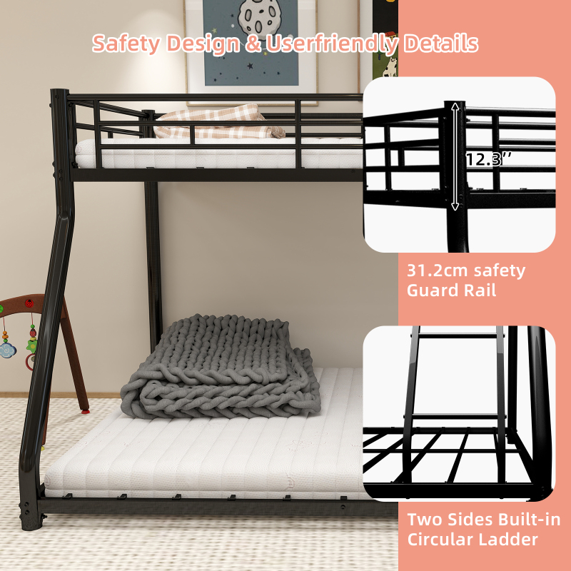 Heavy Duty Metal Bunk Bed Frame