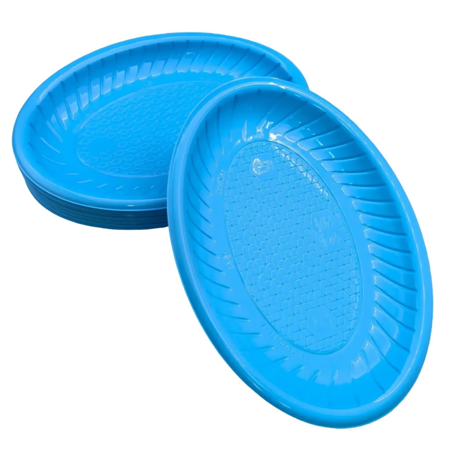 Oval Plate——Blue