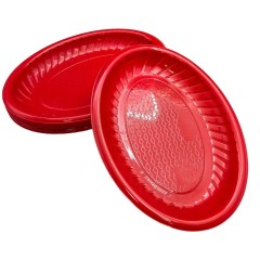 Oval Plate——Red
