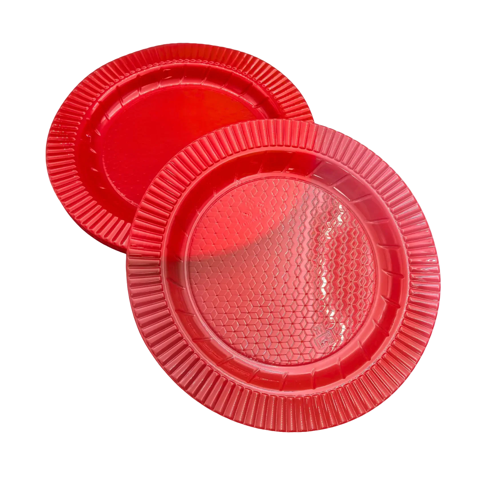 10” Round Plate ——Red