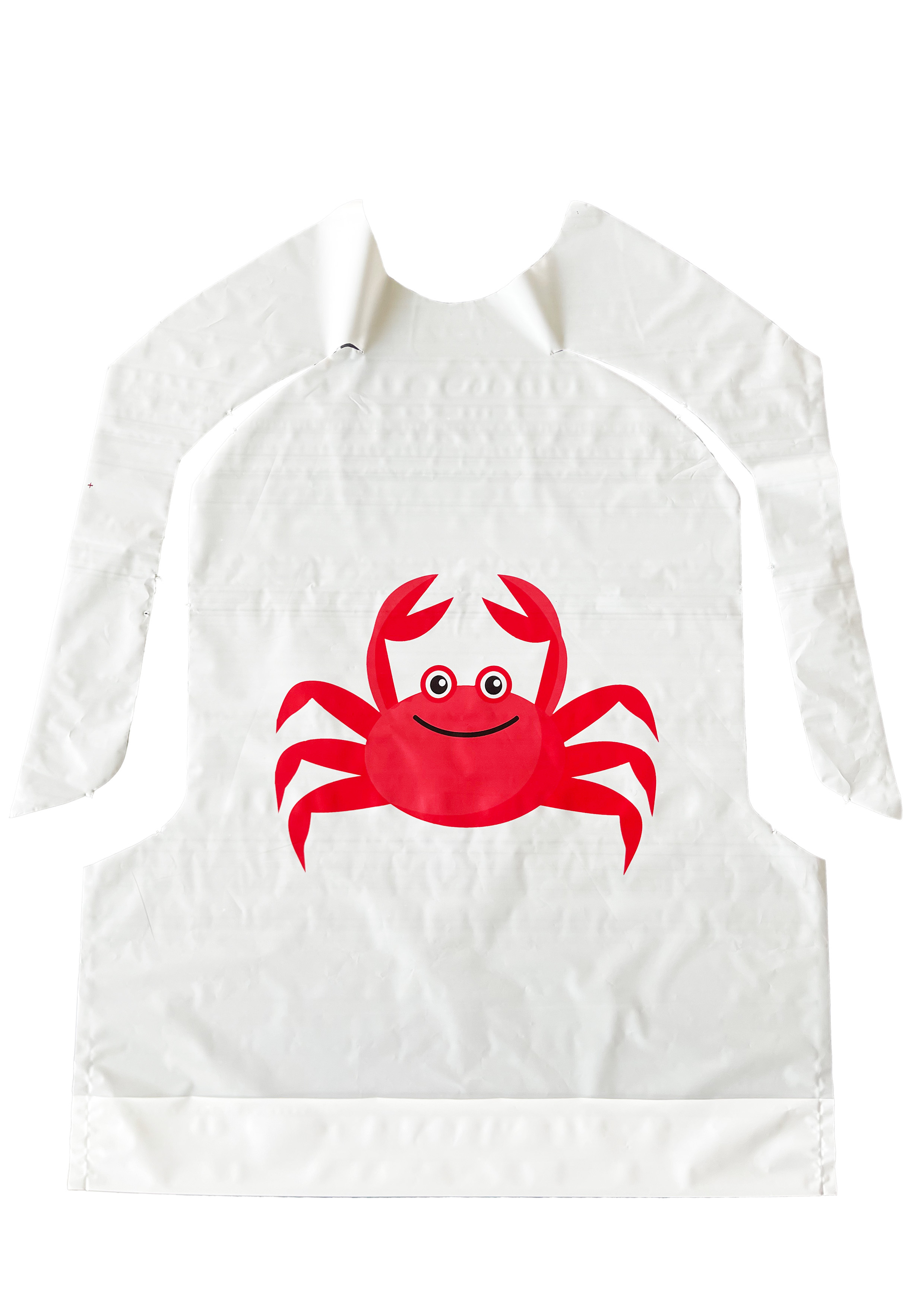 Adult Disposable Poly Crab Bib