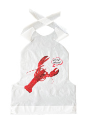 Adult Disposable Poly Lobster Bib
