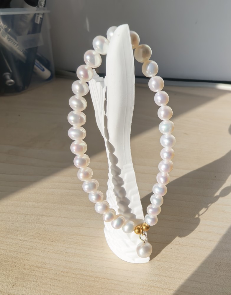 Beautiful White Pearls Bracelet 6mm