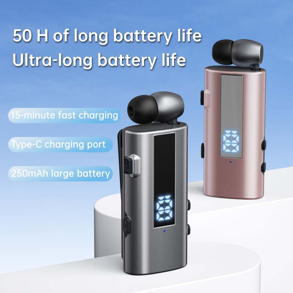 K92 Collar Clip Wireless Bluetooth Earphone