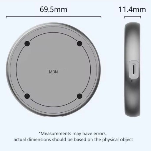 Magnetic 2230/2242 M.2 NVMe SSD Enclosure, 10Gbps USB 3.1 Type-C External SSD Case, Aluminum Portable Enclosure for NVMe M.2 2230/2242 SSD, Compatible with Windows/Mac/Linux/Android