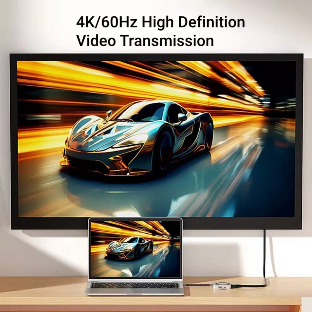 8-IN-1 Magnetic 2230 M.2 NVMe SSD Enclosure - 10Gbps USB-C 3.2 Gen2 to NVMe PCI-E, 100W Charger for iPhone15 Pro & MacBook