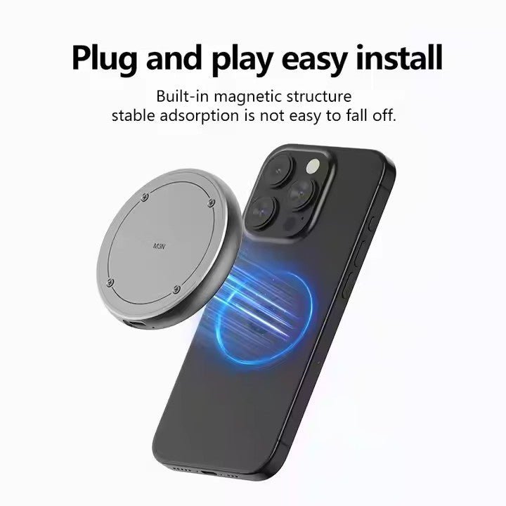 Magnetic 2230/2242 M.2 NVMe SSD Enclosure, 10Gbps USB 3.1 Type-C External SSD Case, Aluminum Portable Enclosure for NVMe M.2 2230/2242 SSD, Compatible with Windows/Mac/Linux/Android