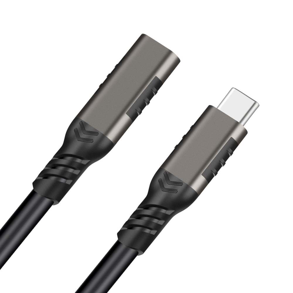 USB C Extension Cable, 20Gbps/USB 3.2 Transfer USB Type C Extender 100W/5A Fast Charging