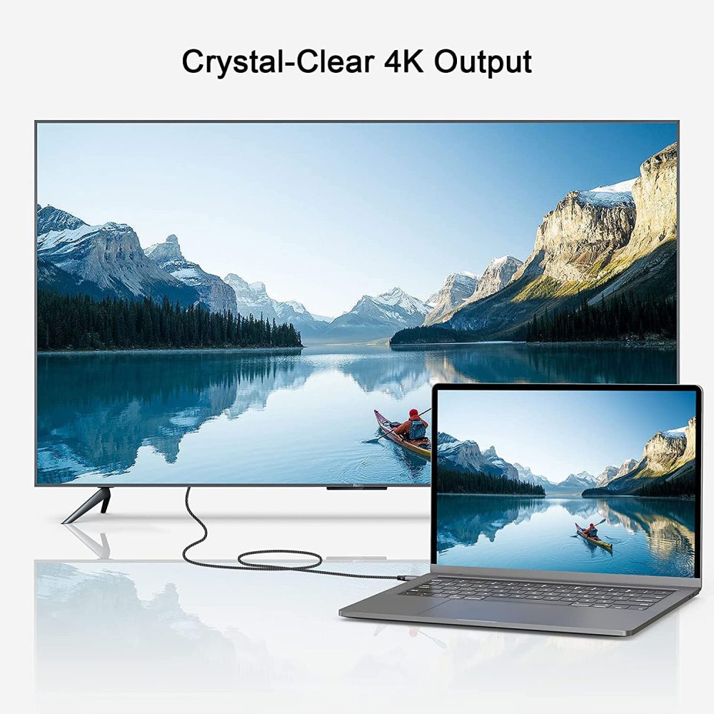 QGeeM USB-C to DisplayPort 4K60HZ Cable