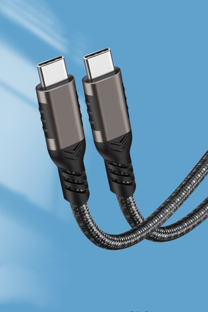 USB C to USB C Cable 240W, Nylon USB2.0 Cable, 480Mbps Data Transfer, 5A Fast Charging USB C Cables for iPhone 15 Series, Samsung Galaxy S23, MacBook Air/Pro