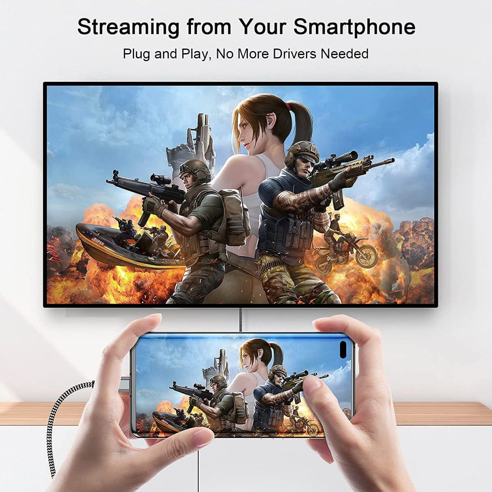 QGeeM USB-C to DisplayPort 4K60HZ Cable