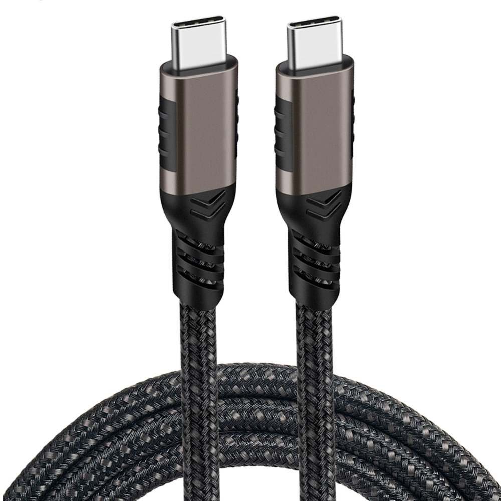 USB C to USB C Cable 240W, Nylon USB2.0 Cable, 480Mbps Data Transfer, 5A Fast Charging USB C Cables for iPhone 15 Series, Samsung Galaxy S23, MacBook Air/Pro