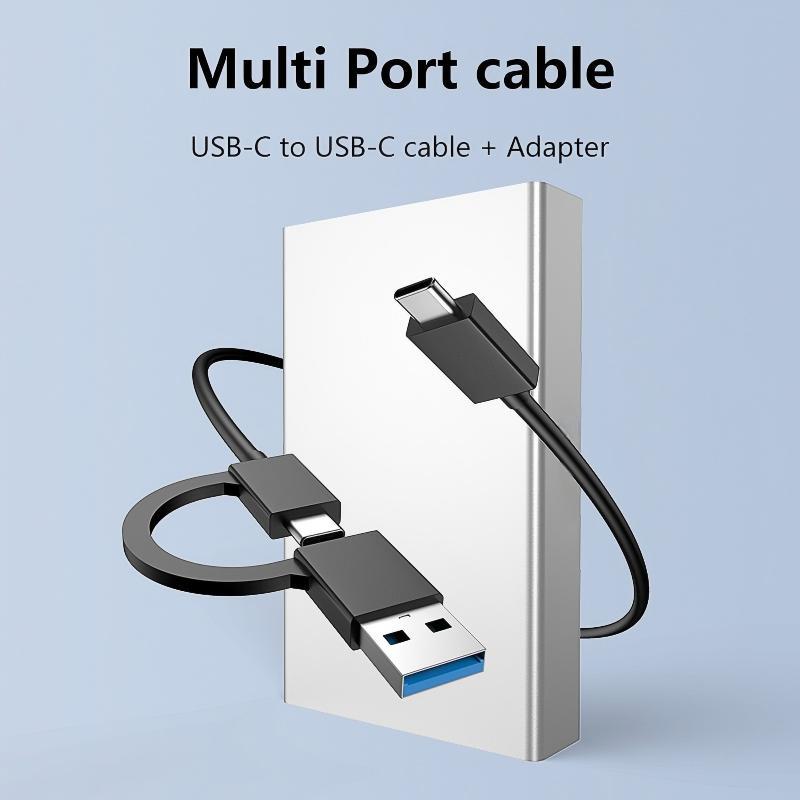 U35KS USB3.0 5Gbps SAS/SATA Mobile Hard Disk Enclosure  2.5/3.5 inch Desktop Laptop Full Metal SSD Enclosure