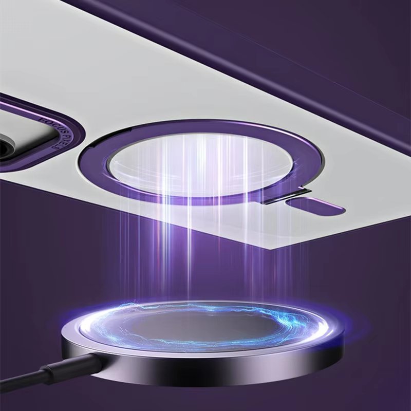 360° Rotatable For Samsung Galaxy S25 Ultra Luxury Magnetic Ring Phone Case Compatible with S25/24/23 Ultra Phone