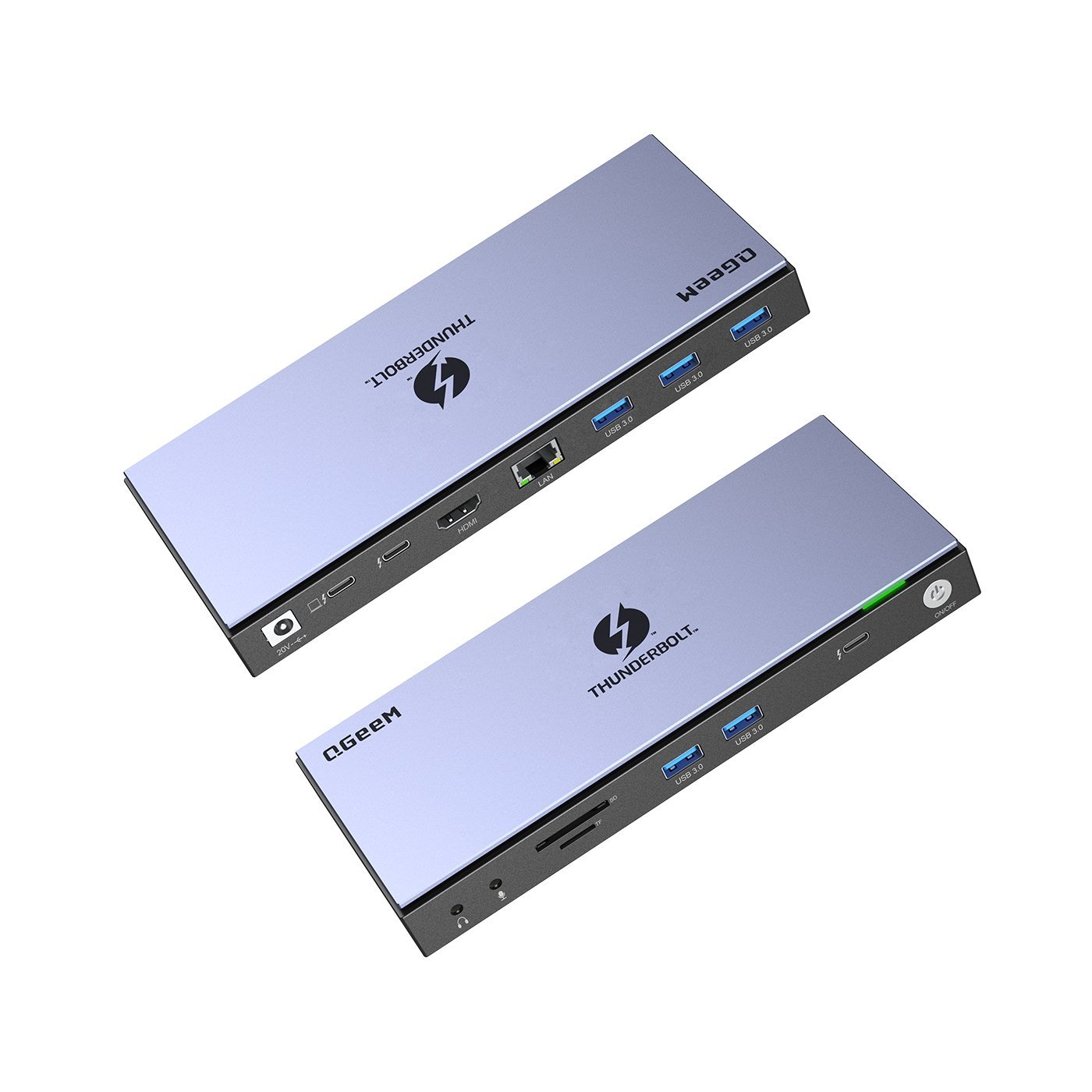 QGeeM TB4 Pro Docking Station  (15-in-1, Thunderbolt 4)