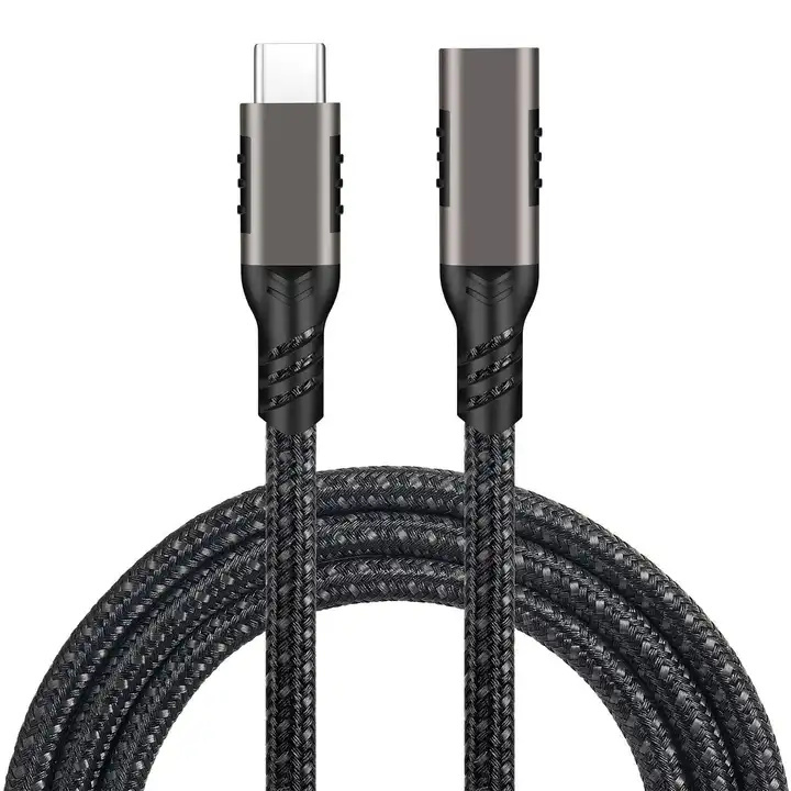 USB C Extension Cable, 20Gbps/USB 3.2 Transfer USB Type C Extender 100W/5A Fast Charging-CC0031-B