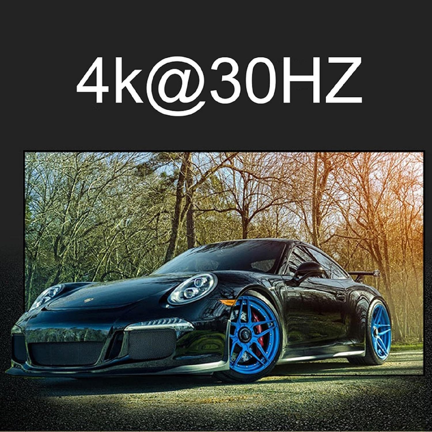 HD Extender Over Cat5e/6 RJ45 Ethernet Cable, Up to 120M 4K@30HZ HD Splitter Extension Video Audio Transmitter Support Laptop DVD TV Accessory-EX06-A-120-SY-V1-S1