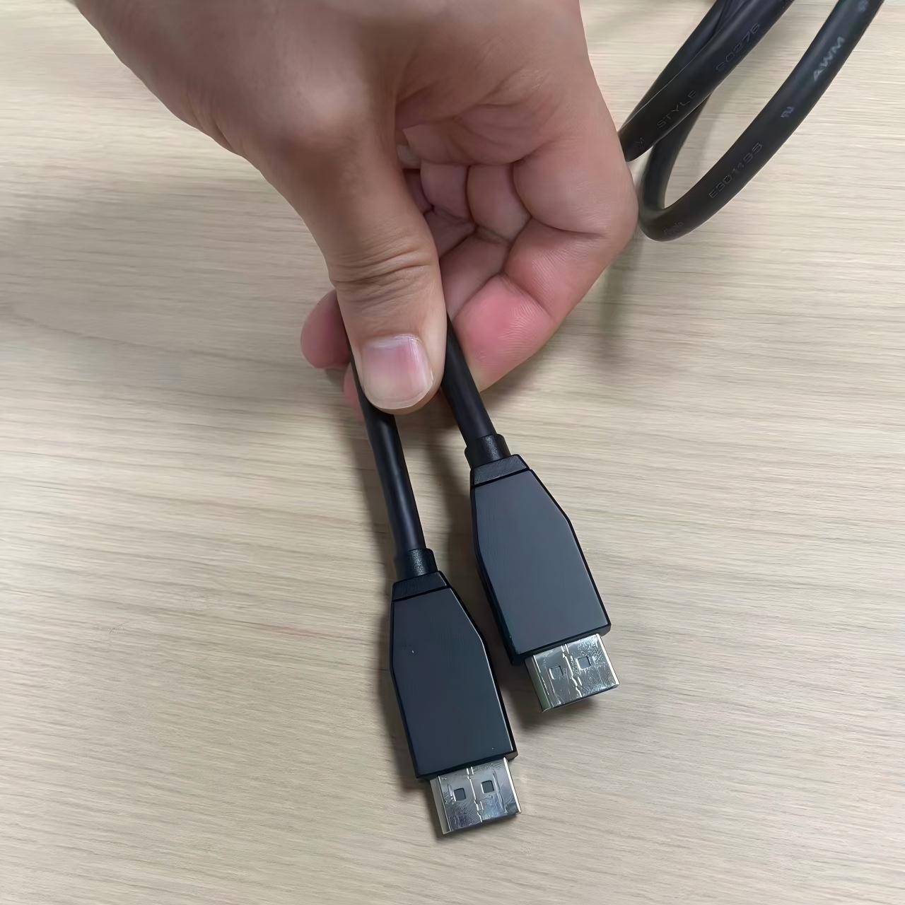 16K@30HZ DisplayPort 2.1 Cable, 54Gbps High Speed,16K@30HZ/8K@60HZ/4K@240HZ, HDR HDCP 3D UHBR DSC1.2a eARC, Display Port DP 2.0/1.4 Cord Compatible FreeSync G-Sync Video Card Monitor-AV100-A