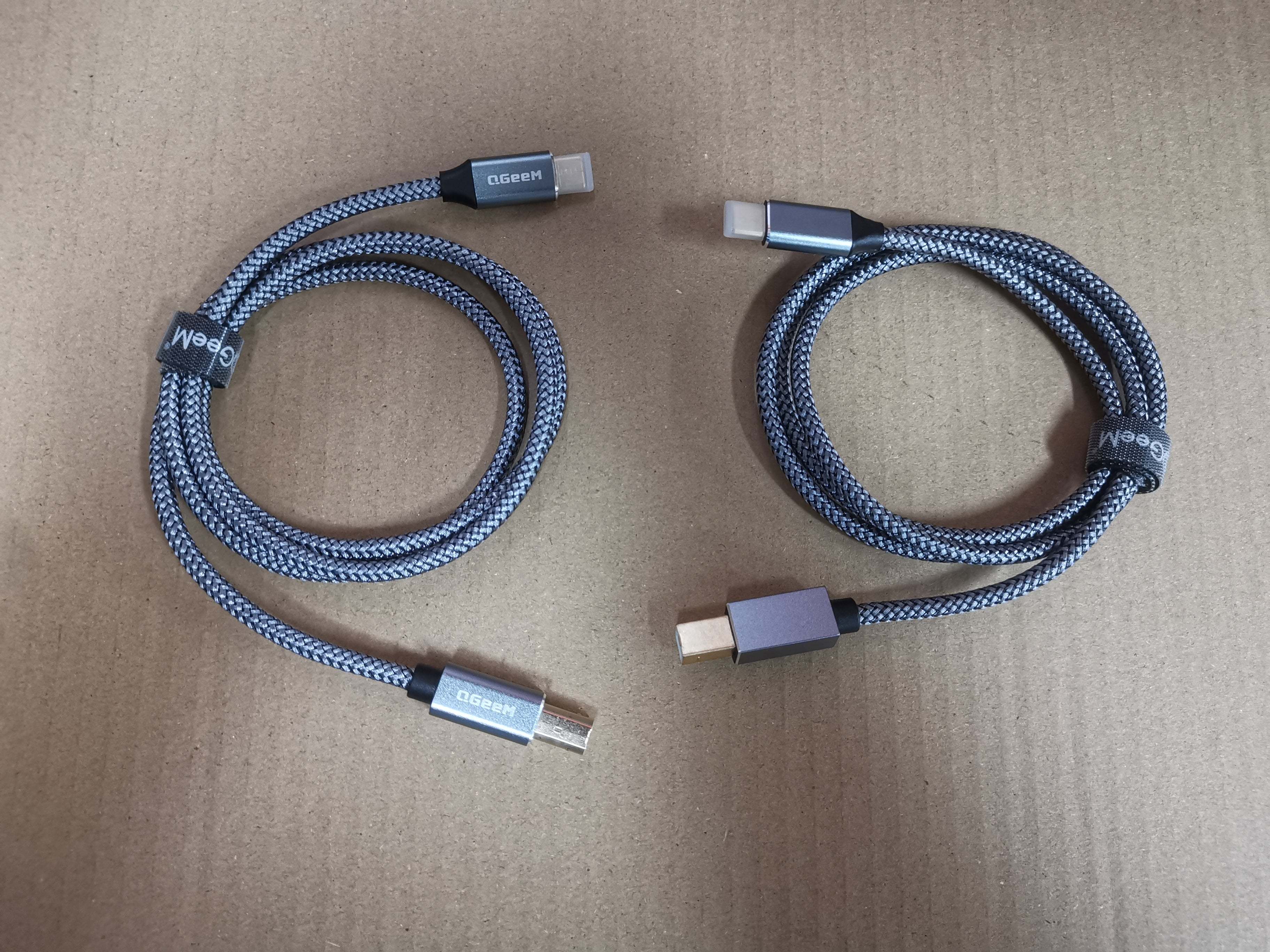 USB C to USB B Printer Cable, Nylon Braided Type C to MIDI Cable for MacBook Pro/Air, iPad Pro, Extra Reach for Yamaha Digital Piano, DJ Controller, HP/Epson Printer (Grey)-CC0035-A