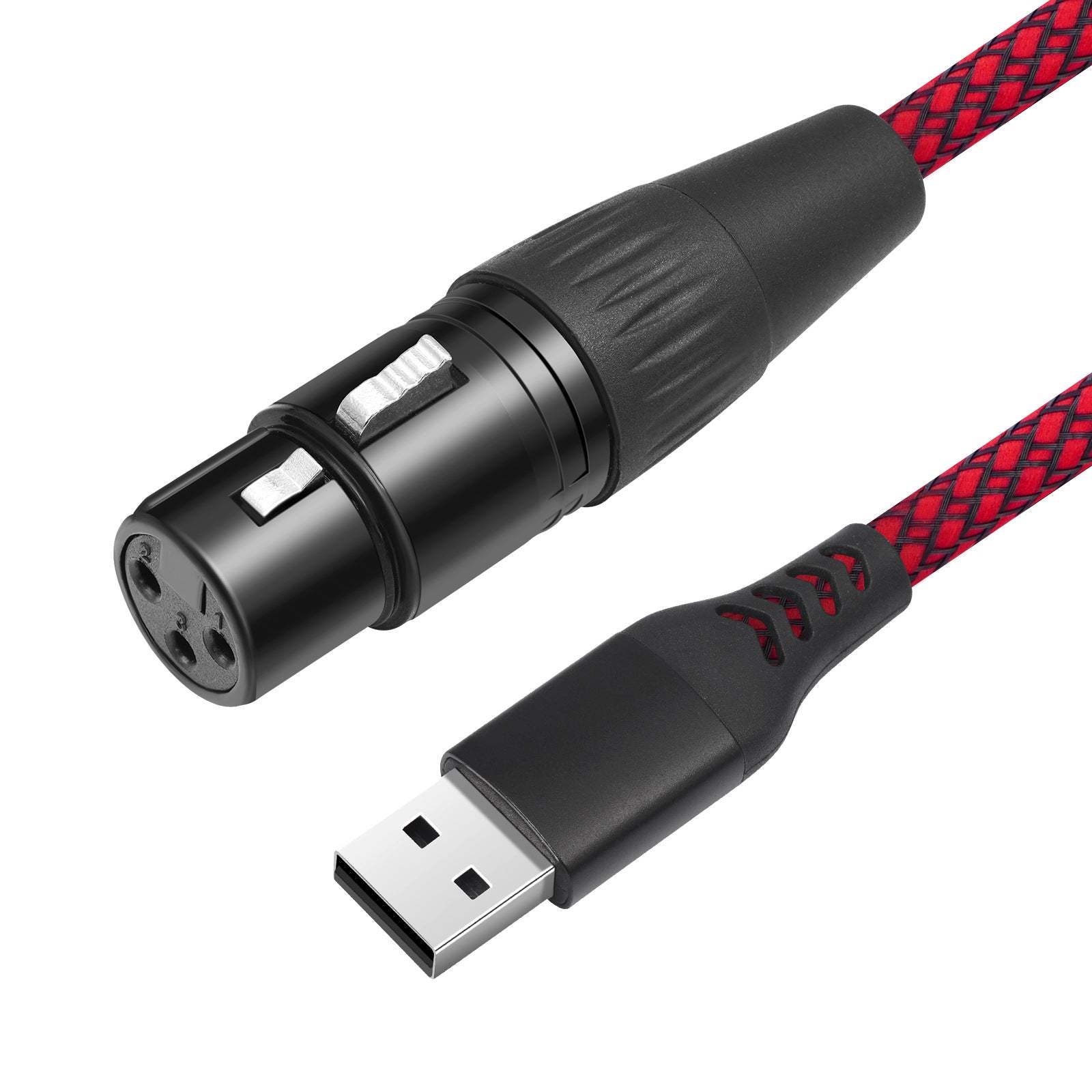 USB male to XLR female recording cable,XLR Female to USB A Microphone Link Converter Cable for Microphones or Karaoke Recording